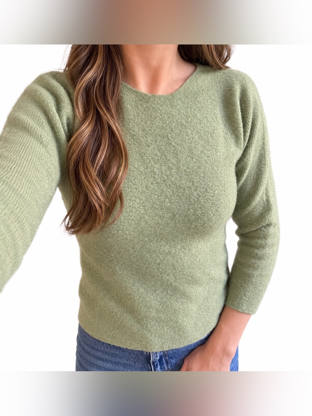 BIANCO & BLU Sweater Merino
Cashmere Green Pullover